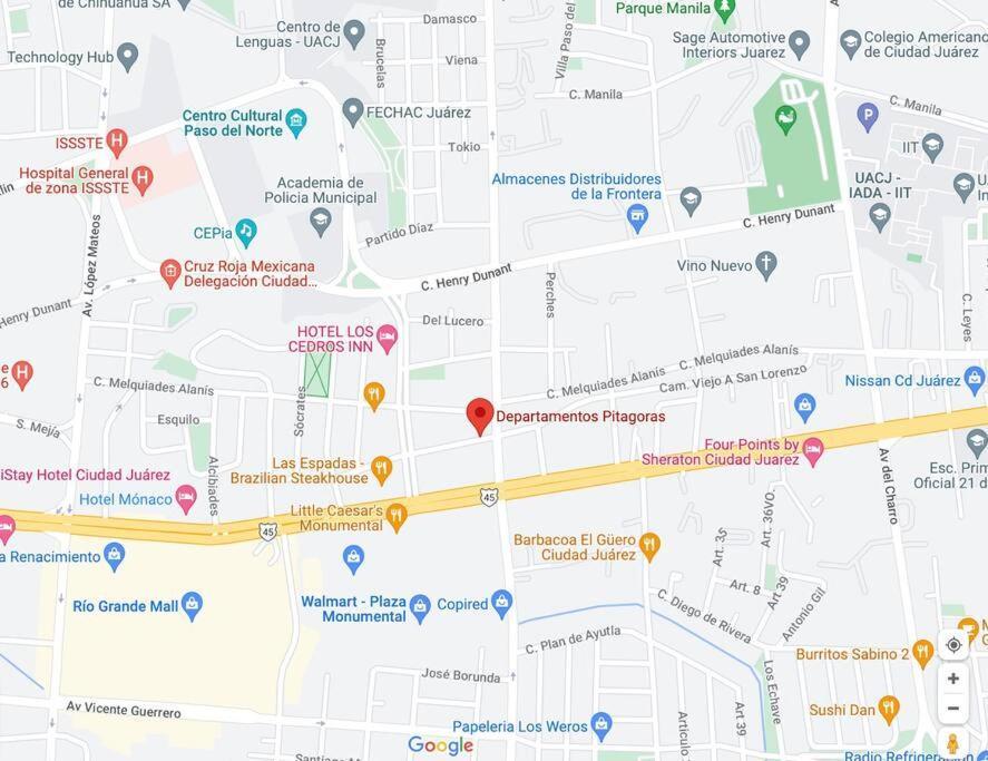 Departamento Pitagoras No 3 Leilighet Ciudad Juárez Eksteriør bilde